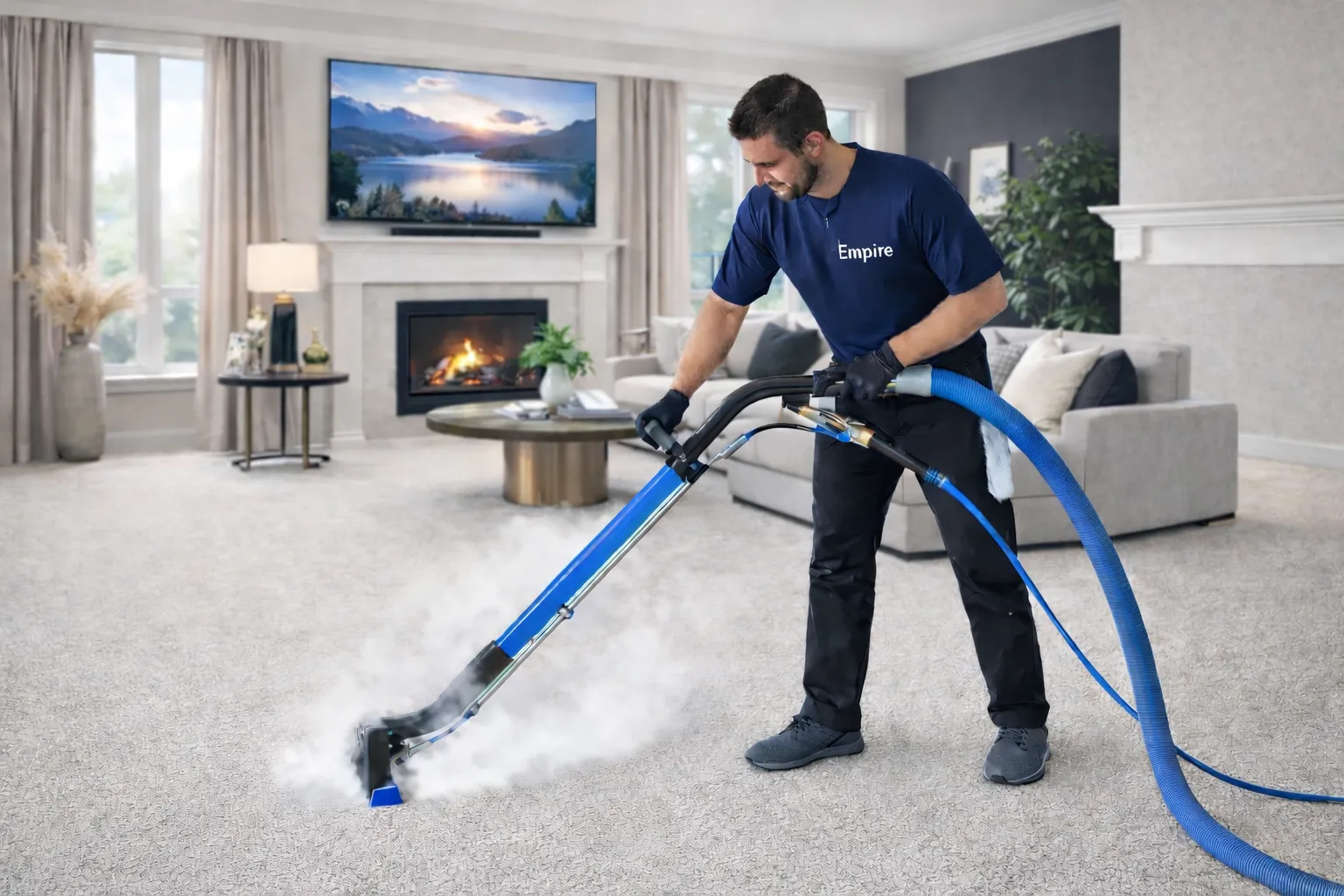 Nettoyage professionnel de tapis résidentiel à Montréal - Groupe Empire