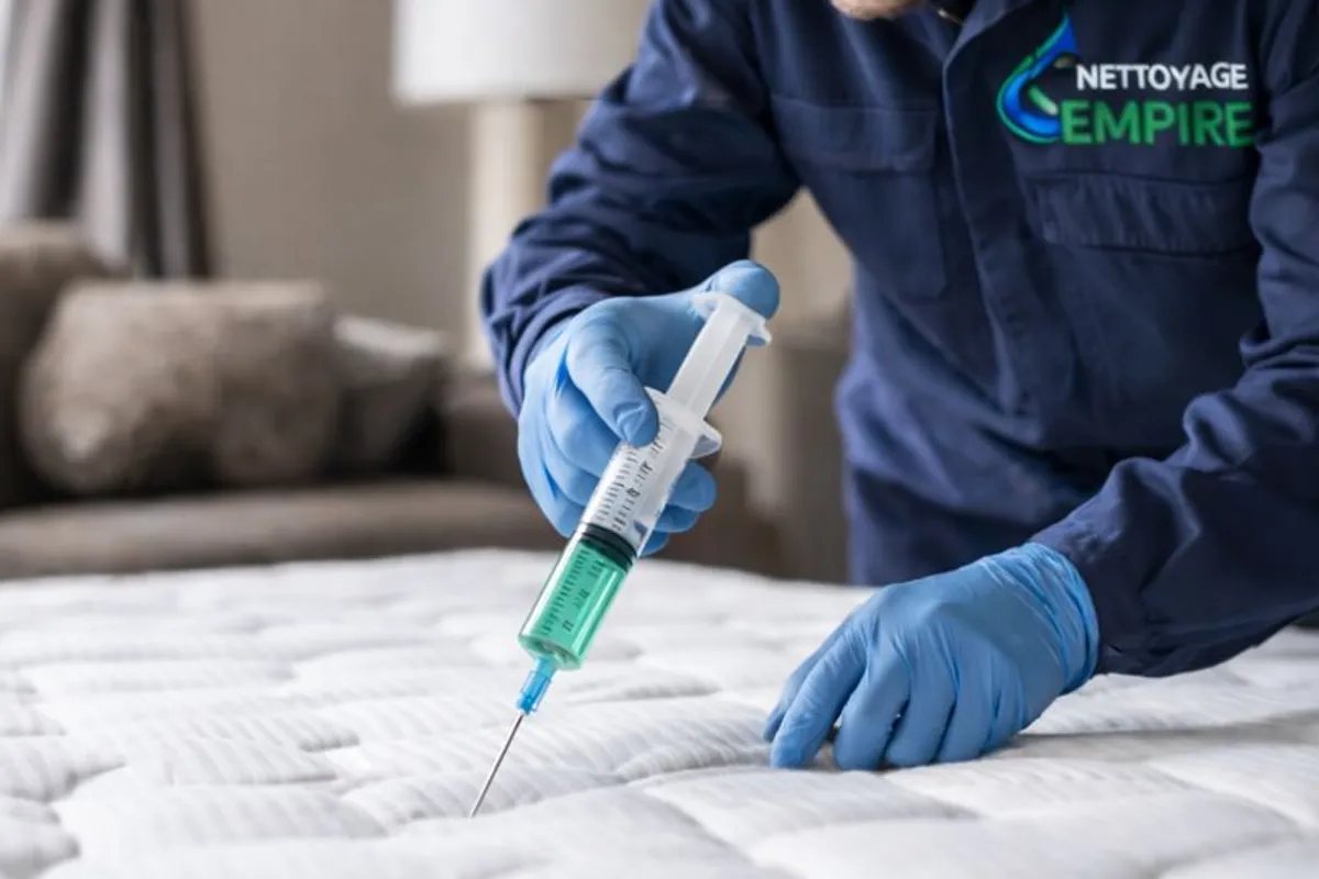 Nettoyage désinfection matelas à domicile Montréal - Élimination acariens