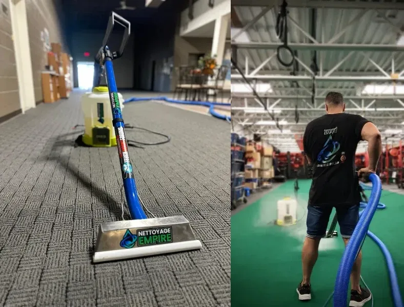 Nettoyage de tapis commercial